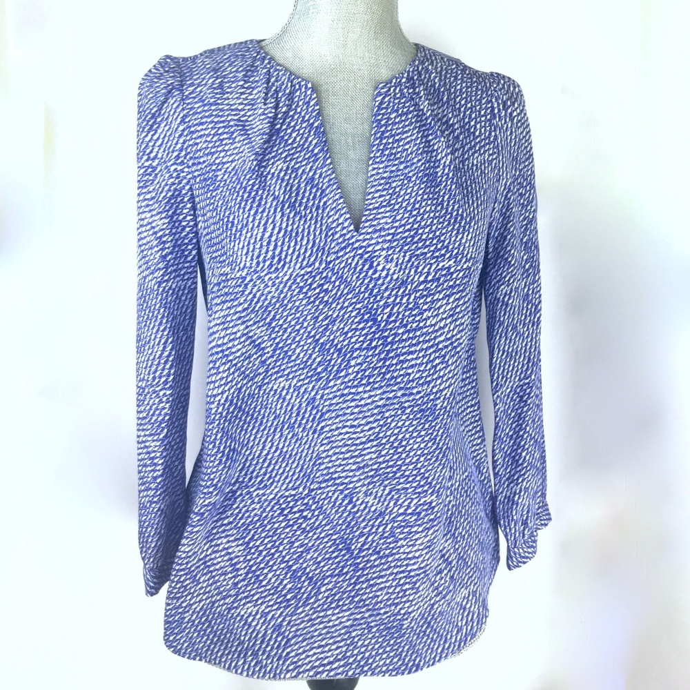 Joie Pearline Long Sleeve Silk Shirt/Blouse XXS